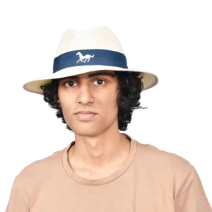 Paper Braid Fedora hat